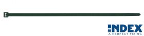INDEX Opaska kablowa zielona BN-VE 2,5x100, nylon, opak. 100szt